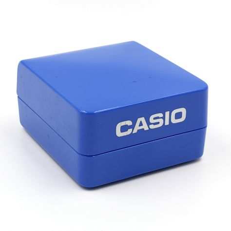 Casio Watch Box Scatola Orologi Azzurro Vintage