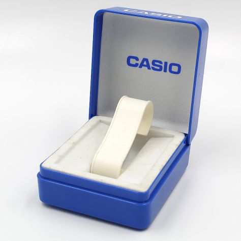 Casio Watch Box Scatola Orologi Azzurro Vintage