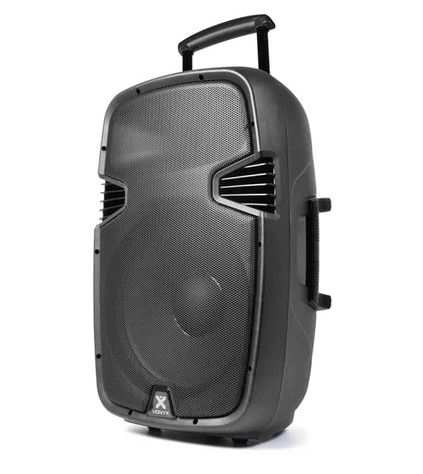 CASSA ampli 800 W  stativo  2 microfoni wireless