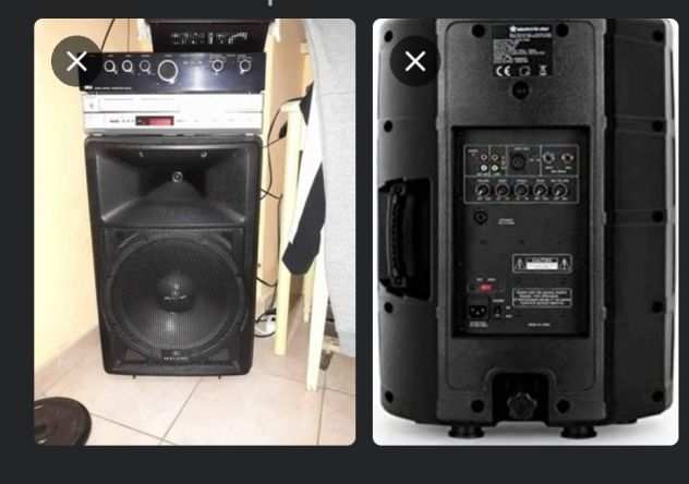 Cassa singola attiva 750 watt rms