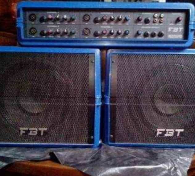 CASSE FBT  MIXER LETTORE AUDIO