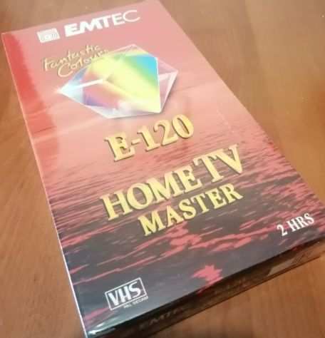 Cassetta VHS - VERGINE - EMTEC E 120 min
