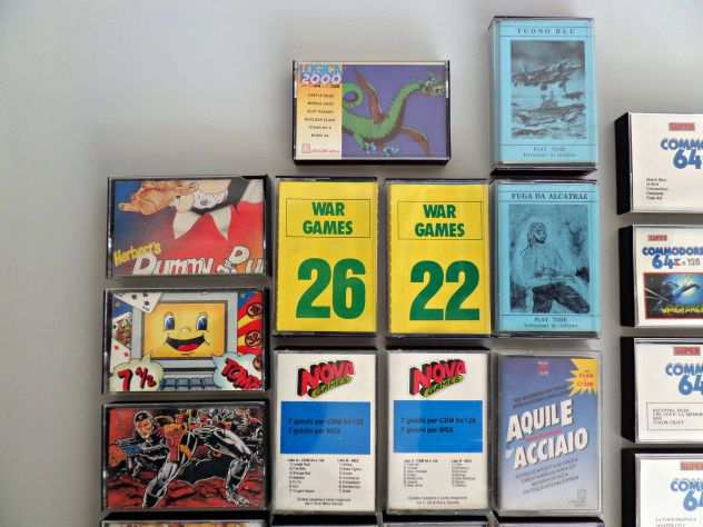 Cassette Commodore 64 e 128 VARIE (ORIGINALI DEPOCA)