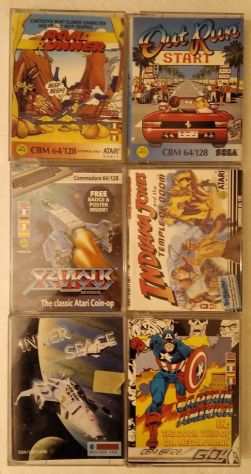 Cassette giochi originali Commodore 64 (LEGGERE BENE ANNUNCIO)