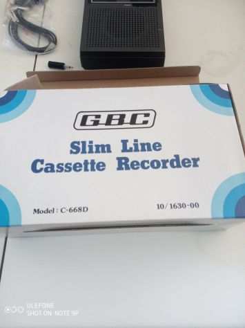 Cassette recoder GBC
