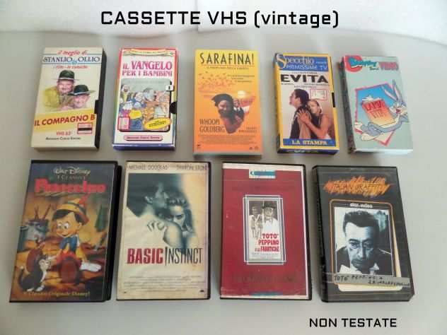 Cassette VHS (vintage) Film e cartoon