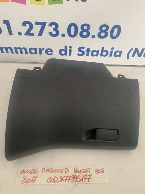 Cassetto portaoggetti peugeot 308 2017 9677995177