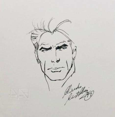 Castellini, Claudio - 1 Original drawing - Nathan Never - 1992