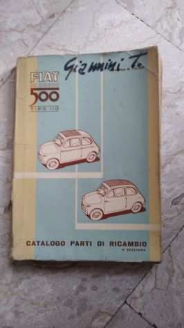 CATALOGO PARTI DI RICAMBIO FIAT 500 TIPO 110