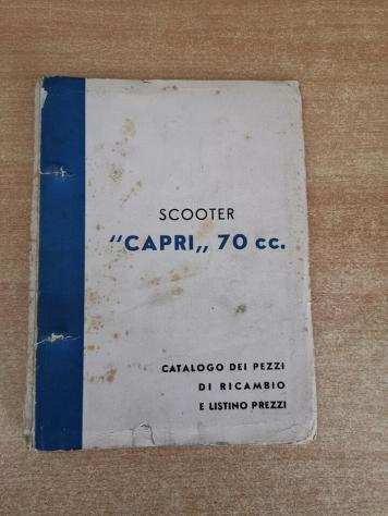 Catalogo ricambi e listino Garelli Scooter Capri 70 cc GR