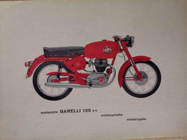 Catalogo ricambi Motociclo Garelli 125 cc 4t 1960 GR