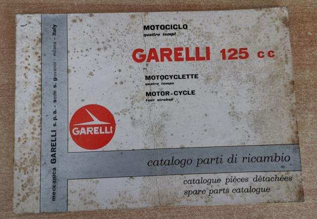 Catalogo ricambi Motociclo Garelli 125 cc 4t 1960 GR