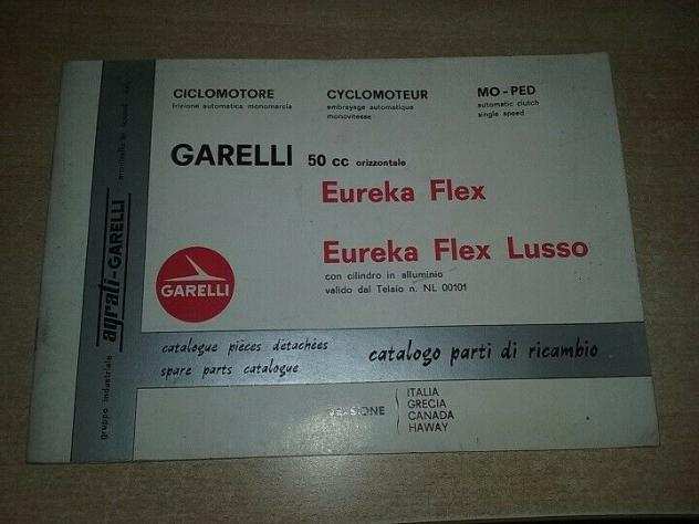 Catalogo ricambi motore telaio Garelli Eureka Flex e Lusso GR