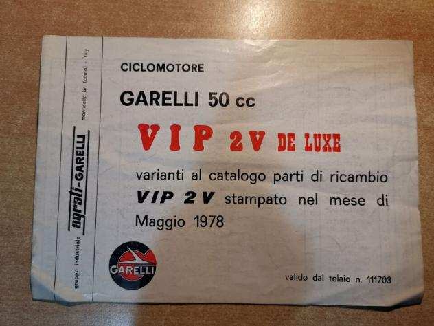 Catalogo varianti Garelli 2V De Luxe GR
