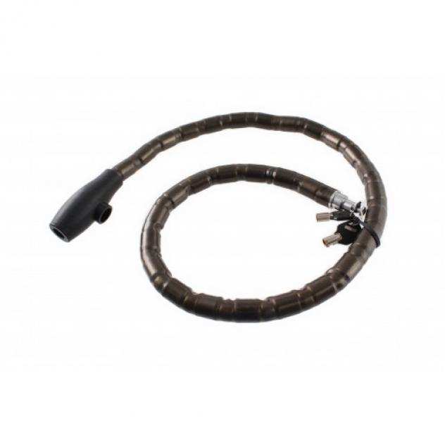 Catena antifurto tipo pitone da 22 x 1200 mm per moto e scooter