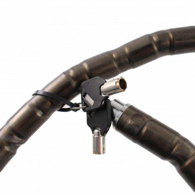 Catena antifurto tipo pitone da 22 x 1200 mm per moto e scooter