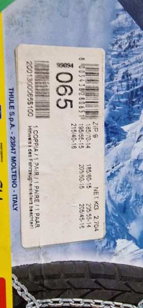 Catene da neve Konig zip 9 misura 065