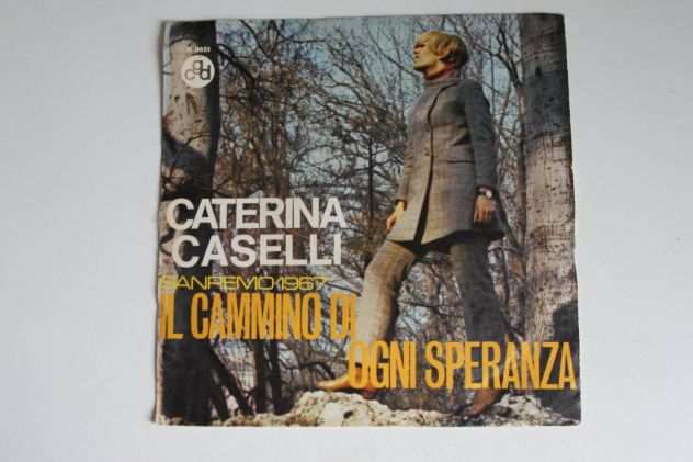 CATERINA CASELLI quotIL CAMMINO DI OGNI SPERANZABICICLETTEquot SANREMO 1967 CGD N9651