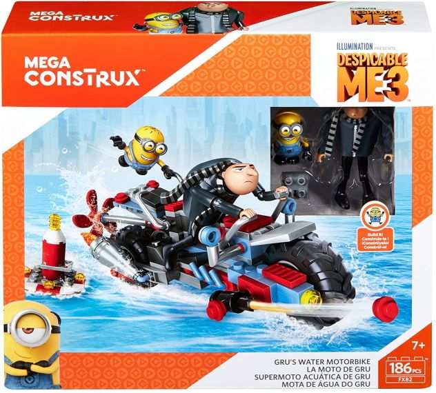 Cattivissimo Me 3 Costruzioni Gru Moto Dacqua Tipo Lego