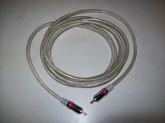 CAVO DIGITALE 75 ohm Silver-Link 291cm RCARCA GOLD Red Line- 30euro