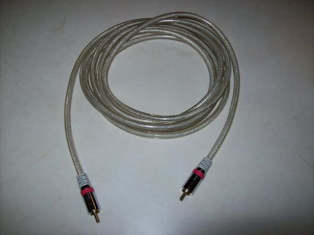 CAVO DIGITALE 75 ohm Silver-Link 291cm RCARCA GOLD Red Line- 30euro