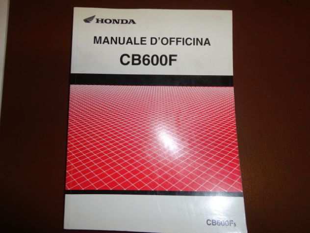 CB600F HORNET manuale officina manutenzione Moto Honda