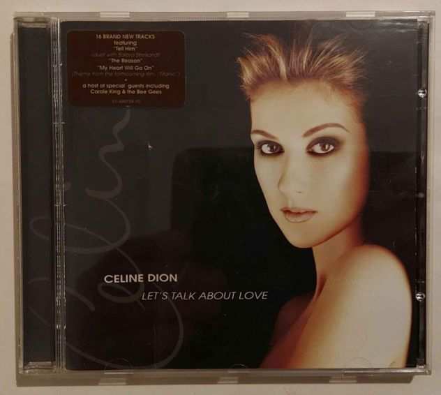 CD AUDIO CELINE DION LETS TALK ABOUT LOVE ETCOLUMBIA COL489159 2 COME NUOVO