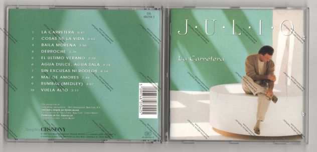 CD DI JULIO IGLESIAS LA CARRETERA DEL 1995 -