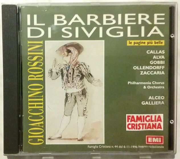 CD Giocchino Rossini.Il barbiere di Siviglia EtichettaEMI724348956521 come nuov