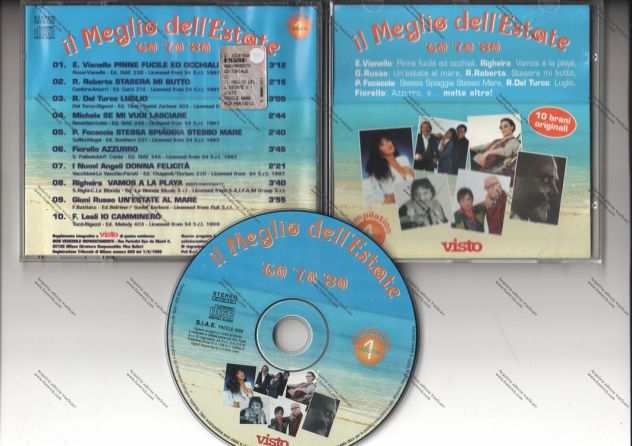 CD IL MEGLIO DELLESTATE 60 - 70 - 80 - VIANELLO RIGHEIRA RUSSO ROBERTS FOCACCIA