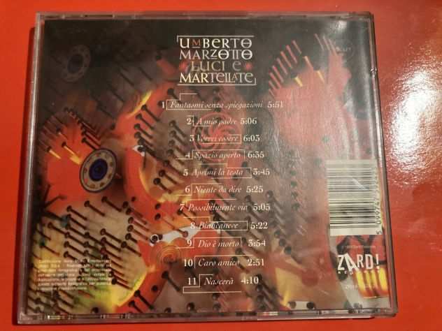 CD luci e martellate artista Umberto