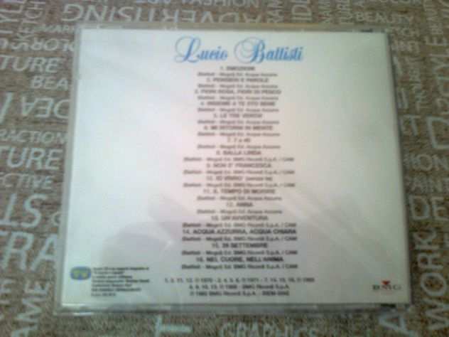 CD LUCIO BATTISTI