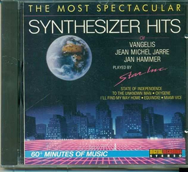 CD Most spectacular synthesizer hits of Vangelis, Jean Michel Jarre amp Jan Hammer