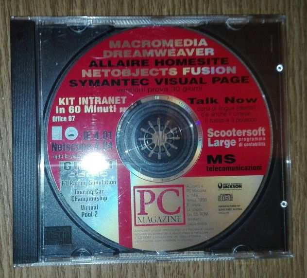CD-ROM allegato alla Rivista PC MAGAZINE Numero 148 di Aprile 1998.