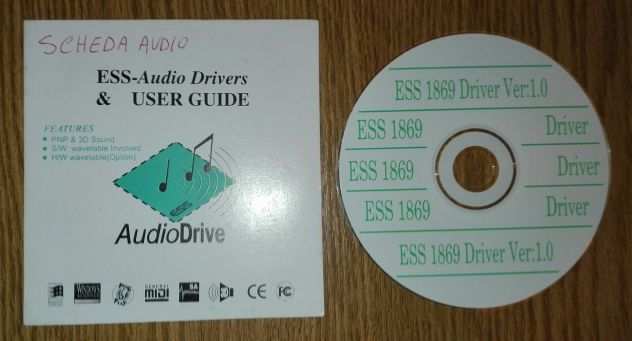 CD-ROM SCHEDA AUDIO ESS-Audio Drivers amp User Guide.