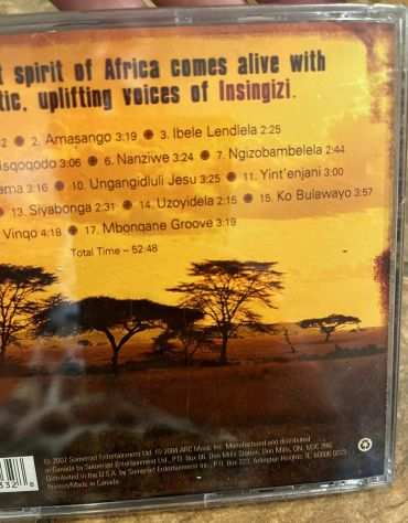 CD Spirit of Africa Insingizi Reflections Etichetta 37232 come nuovo