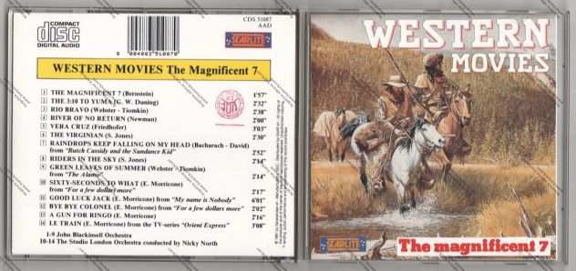 CD WESTERN MOVIES - THE MAGNIFICENT 7 -