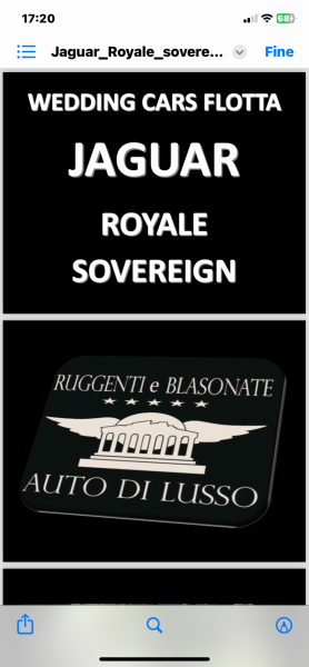 ROYALE JAGUAR NOZZE DI LUSSO