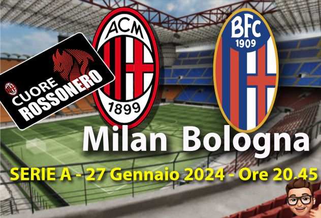 Cedo da1a2 bigl. MILAN BOLOGNA 2deg AnelloRosso con CUOREROSSONERO Set 236 Fila 7