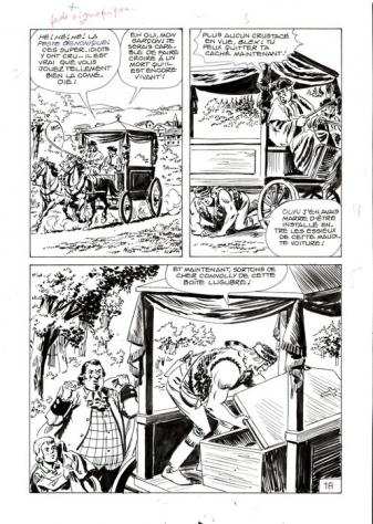 Cedroni, Carlo - 11 Original page - Blek le roc et le petit Trappeur-Kiwi 383 - quotChasseur de primes quot - 1986