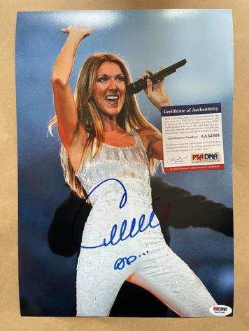 Celine Dion - Signed Photo - PSA COA - Photo - Certificato