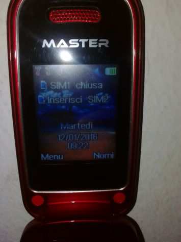 Cellulare dual sim MASTER MF016 (difetto schermo)