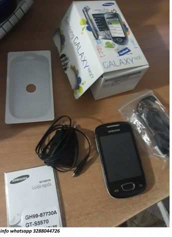 Cellulare Samsung galaxy Nexy gt s5570 nero con accessori