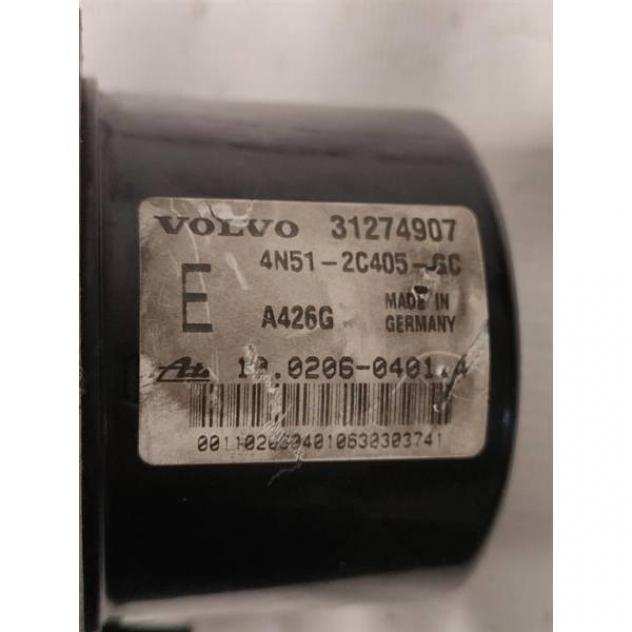 CENTRALINA ABS VOLVO V50 2Acircdeg Serie 31274907 4N51-2C405-GC 31274908 diesel 1560 (0712)