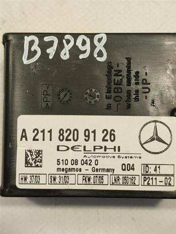 CENTRALINA ALLARME MERCEDES SLK W171 2deg Serie A2118209126 271944 (0411)