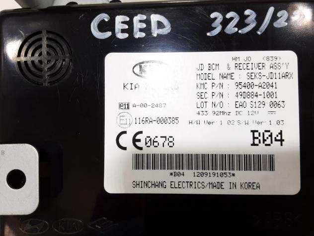 CENTRALINA BCM KIA Ceed Serie Sporty wagon 95400A2041 D4FB Diesel 1600 (1218)