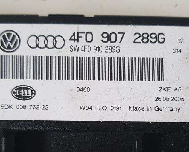 CENTRALINA COMFORT AUDI A6 Avant Serie C6 (4F5) BAT Benzina 1.2 (0412)