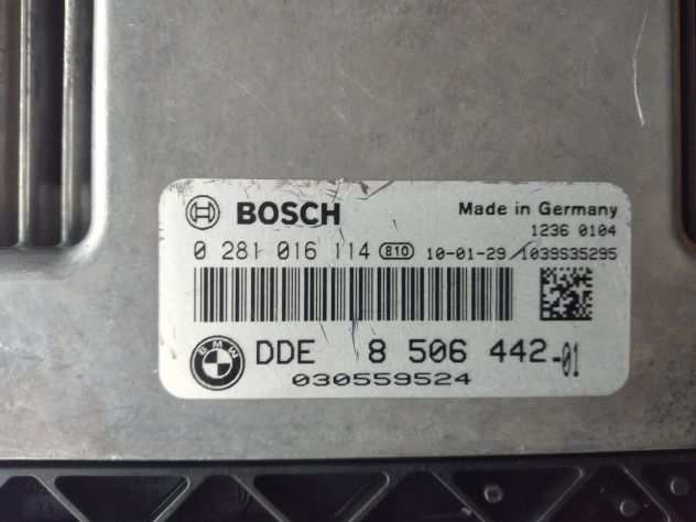 CENTRALINA CONTROLLO MOTORE BMW X1 2.0D 0281016114 Bosch EDC17CP02 O71S3ID042A