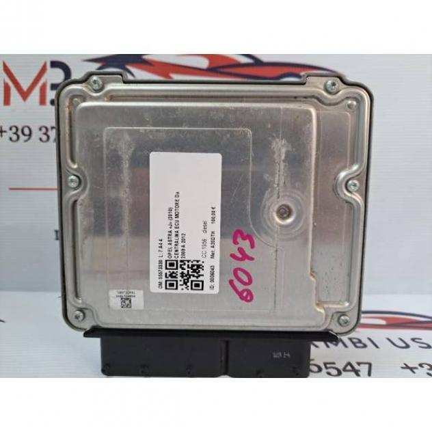 CENTRALINA ECU OPEL Astra J 55573330 A20DTH diesel 1956 (09)