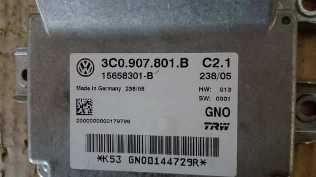 Centralina freno stazionamento VW Passat B6 del 2007 ( 3C0 907 801B)